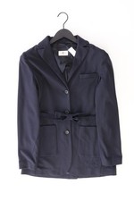 Cerruti 1881 Übergangsmantel Classic Mantel für Damen Gr. 42, L mit Gürtel blau