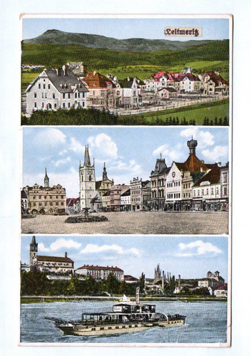Künstler leitmeritz schiff - ak,