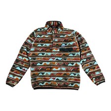 Patagonia Synchilla Snap-T Fleece Pullover Herren M Multi Muster Vintage FA16