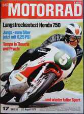 Das Motorrad 17/70 Test Honda