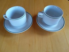 2 Tassen+2 Untertassen ,DDR