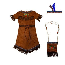 Kostüm Kinderkostüm Indianer, Indianerin, 2XL