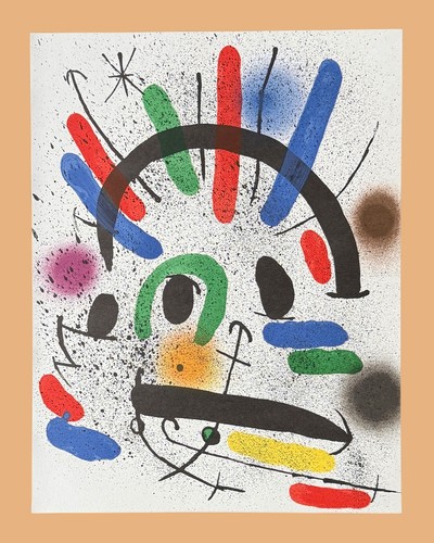 Joan miro litografia original - joan,