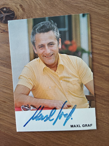 Maxl graf autogrammkarte - graf,