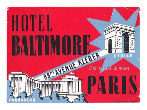 X2622 hotel baltimore paris - x2622,