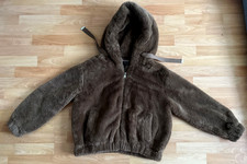 ZARA Kapuzenjacke in Felloptik – kuscheliger Teddyplüsch Gr.M  Fb.Braun