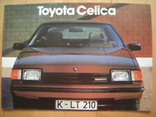 Prospekt Brochure Toyota Celica Liftback TA6 XT GT ST 1983  16 Seiten neuwertig