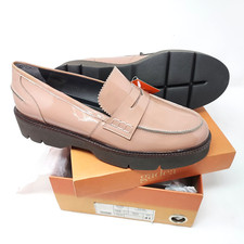 Gadea 40342 Damen Chunky Penny Loafer Lackleder Charol Make Nude/Rosa (EU 41)