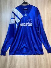Vintage Adidas Equipment Herren Langarm Fußballtrikot Größe XL