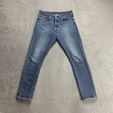 LEVI`S Jeans 501S Damen Vintage Hose W30 L30 Skinny Fit Stretch 0816 Blau Denim