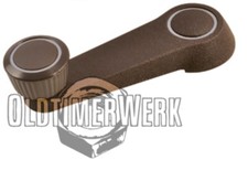 Fensterkurbel, Dunkelbraun mit