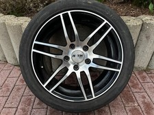 1 Satz BMW 1-er Sommerreifen 225/45/17 auf Platin-Alufelgen (4 Stück)