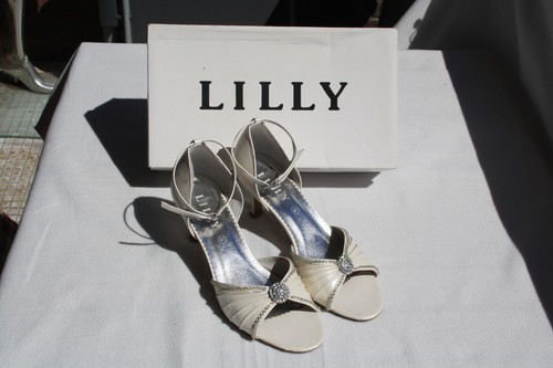 Lilly brautschuhe ivory creme - ivory,