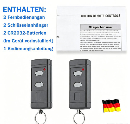 Garagentor handsender - 2x, garagentor-handsender