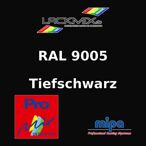 Ral 9005 tiefschwarz - 1,0,
