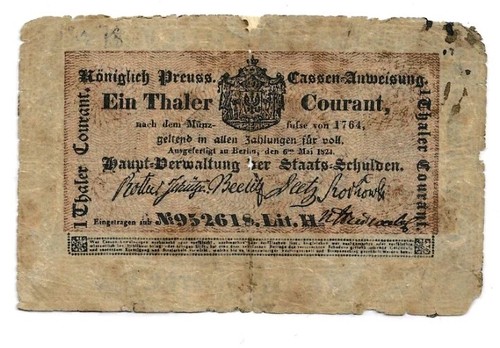 Thaler preussen 1824 - 1,