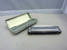 Mundharmonika 10 Löcher silber Harfe Mundorgel Diatonische Mundharmonika - RAR !