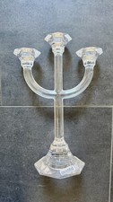 Villeroy & Boch Kristallglas 3-armiger Kerzenleuchter Kerzenhalter Kerzenständer