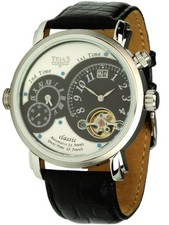 Trias Herrenuhr Dualtimer mit