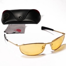 Ray Ban Olympian USA B&L| Gold Gläser Gelb (Persimmon) | Easy Rider Peter Fonda