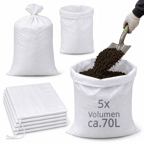 5er set gewebesäcke - set,