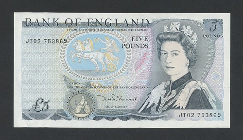 Bank england 5 schein - of, £5