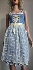 Marjo blue polka dol - polka, dirndl
