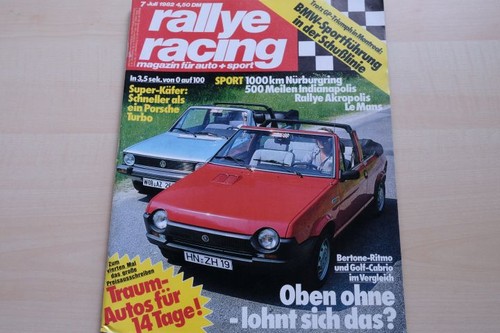 Rallye racing 1982 - racing,