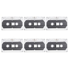  6 Pcs Audio Cassette Tapes Recordable Tonband Bulk Leere Kassettenbänder