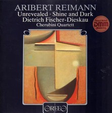 LP A. Reimann / Dietrich Fischer-Dieskau Unrevealed / Shine & Dark NEAR MINT