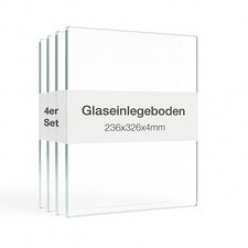 Glaseinlegeboden 4er-Set für