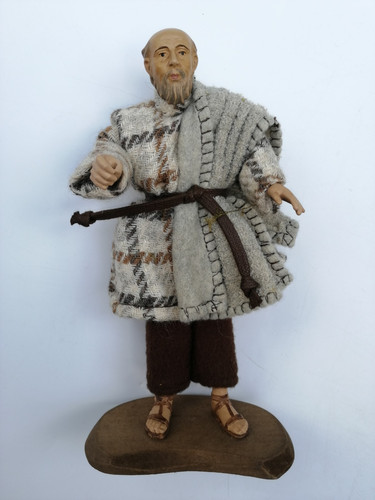 Alte krippenfigur mann - alte, mit