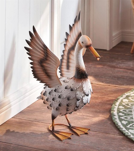 Deko figur gans - deko, metall,