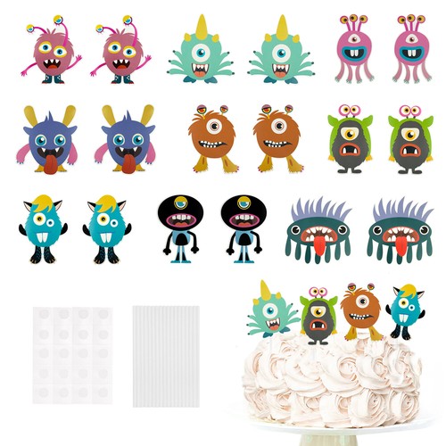 Torten topper monster motive - topper,