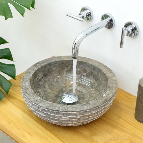 Waschbecken aus marmor stein - waschbecken,