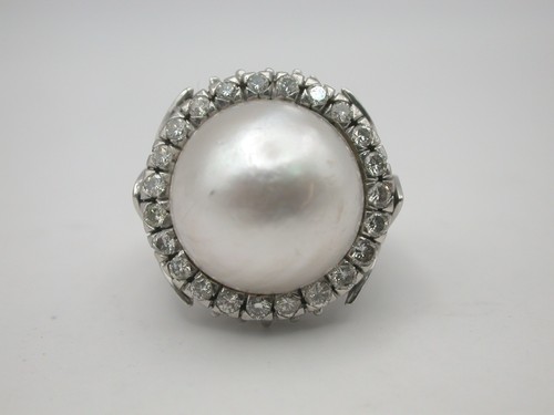 Opulenter ring mit - mit, gr