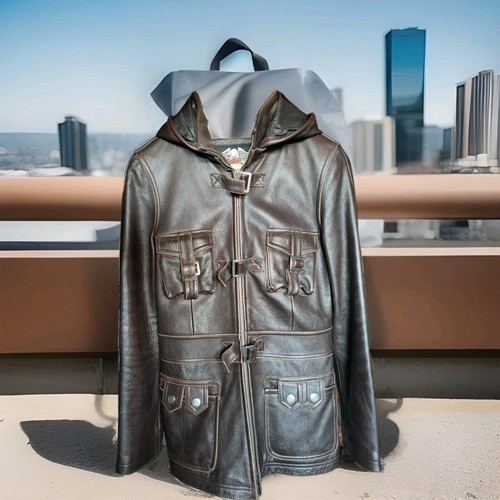 Lederjacke braun harley - braun,