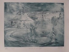 Radierung Horst Uhlemann