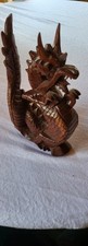 Holzfigur Drache