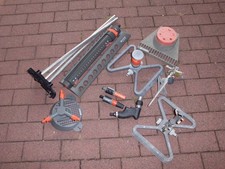 GARDENA REGNER MIT STÄNDER BEWÄSSERUNG SPRINGLER ; KONVOLUT ; 10 TEILE