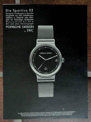 Iwc porsche design sportivo - iwc,