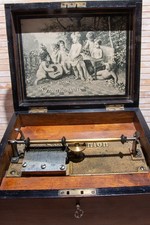 Alte Scheibenmusikdose