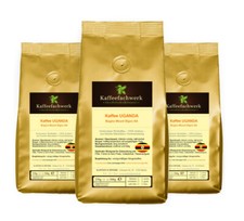 Kaffee Uganda Mount Elgon 3x250g - Röstfrische Kaffeefachwerk Bohnen portofrei