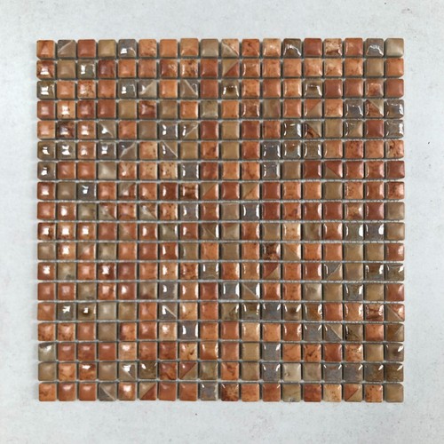 Mosaik fliese braun grau - mosaik, beige