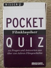 Pocket Quiz Filmklassiker - Wissenspiel - moses - ungespielt - neu
