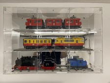 Acrylglasvitrine ohne Inhalt für Lego-Eisenbahn 12V oder 9V