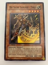 Yugioh Karte 1. Auflage DIE SECHS SAMURAI - ZANJI Monsterkarte STON-DE011 844
