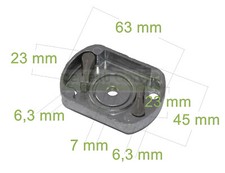 Mitnehmer Starterplatte für viele Motorsense Zipper Berlan Brast Ryobi Fuxtec...