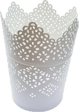 SKURAR - Kerzenhalter, weiß -