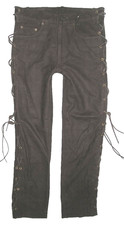 RICANO Schnür- LEDERJEANS /